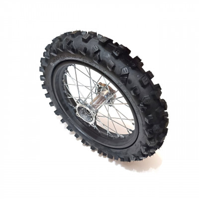 Колесо 14" заднее стальное в сборе KAYO K125/140