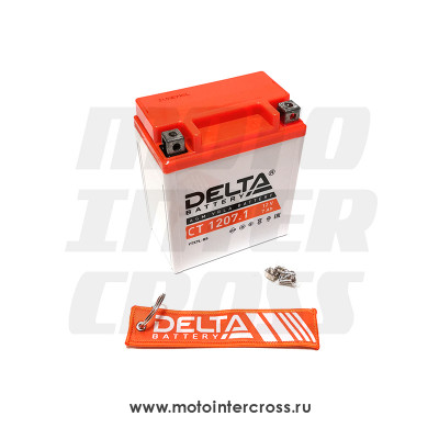 Аккумуляторная батарея 12V7Ah (114x70x132) (залитая, необслуж.) DELTA TTR250 кросс
