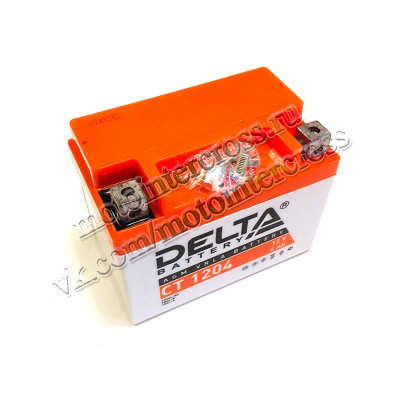 Аккумуляторная батарея 12V4Ah (113x70x87) (залитая, необслуж.) DELTA TTR110